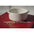 plain white ceramic soup bowl